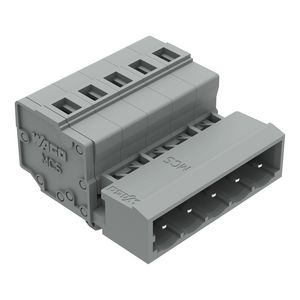 1-draads male steker 2,5mm² grijs 231-605/018-000 VVE=50