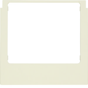 Designraam hoekig wit glanzend