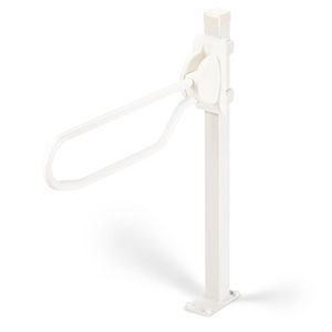 Statief v.closetbeugel RVS gecoat wit