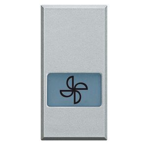 Toets ventilator symbool 1 module Axolute Tech