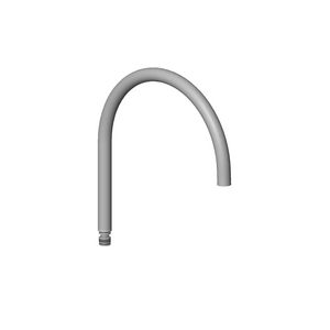 Uitloop 280mm, 5,68l/min. Dark Platinum gebors.