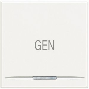 Wipschakelaar GEN 1f 2 modulen Axolute White VVE=10