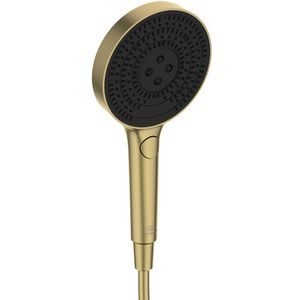 Handdouche 130mm 3 functies brushed gold Idealrain