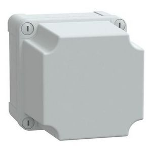 Doos ABS + verhoogd deksel 116x116x133mm IP66 IK07 R VVE=2