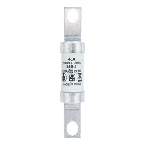 Zekering laagsp. 40A AC 500V BS88/A4 25x110 gL/gG B VVE=10