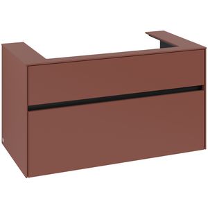 Wastafelonderkast Collaro 1000x548x500mm Wine Red C020B0AH