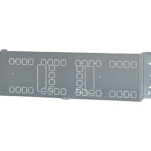 Montageplaat Profi+ voor 4xNZM1 vert.achteraansl. B=800mm