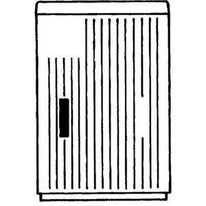 Installatiekast EH3 ENCL. DIN 0 AP 875X590X320 shdl ag