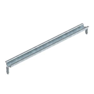 DIN-rail voor klemsteenbevestiging 139x15x7,5 Staal galvanisch verzink VVE=10
