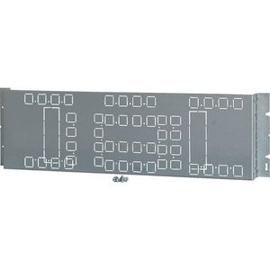 Montageplaat Profi+ voor 3xNZM2 vert.achteraansl. B=800mm