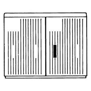 Installatiekast EH3 ENCL. DIN 2 AP 1125x1115x320 SHDL AG