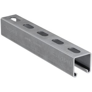 Lengte a 3m. montagerail FUS 41/2.0 therm. verzinkt