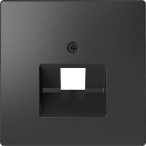 Centraalplaat RJ45 enkelvoudig Antraciet SysD