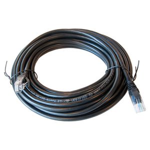 Patchkabel / netwerkkabel CAT5e UTP PVC molded zwart 7.5meter