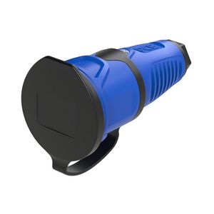Koppelcontactstop randaarde er afdekkap Taurus2 bla/zwa rubber VVE=20