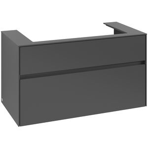 Wastafelonderkast Collaro 1000x548x500mm Graphite C02000VR