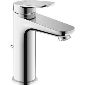 Wave 1-hendel wastafelmengkraan M chroom hoogglans sprong 122mm incl. waste-inrichting