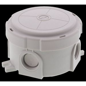 kunststof kabeldoos rond Ø 82mm grijs (COMBI304LG) VVE=5