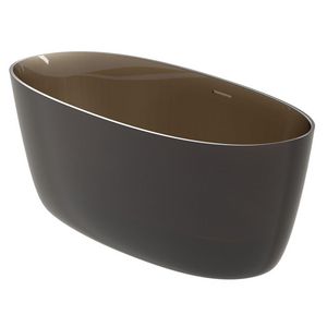 OVAL 175x80 frosted smoke