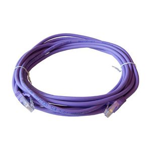 Patchkabel / netwerkkabel CAT5e UTP PVC molded paars 5.0meter