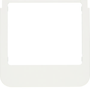 Designraam afgerond glas zwart