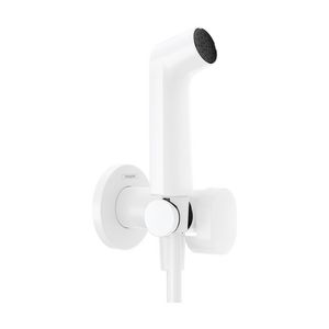 Bidet handdouche 1 straalsoort gemengd water+douchehouder+slang 125cm mat wit 29232700