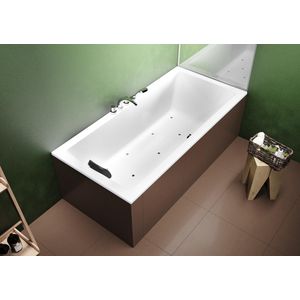 Whirlpool Lusso Rihopool 180x80cm systeem AIR rechts hoogglans wit