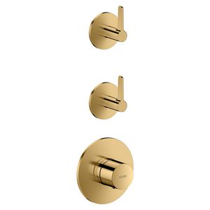 Thermostaat module 2 functies + rechte greep AXOR One Polished Gold-Optic