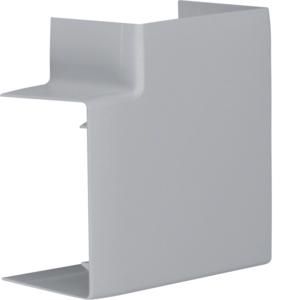 Vlakke hoek voor goot 60x90mm LF grijs