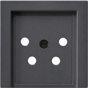 Afdekking KPN-aansluitdoos 4-p System 55 antraciet