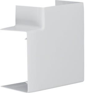 Vlakke hoek voor goot 60x90mm LF lichtgrijs