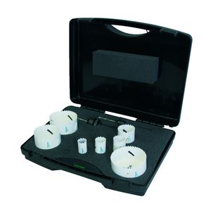 Gatzaag bimetalen set 9 st.