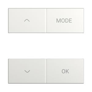Afwerkingsset voor thermostaat white