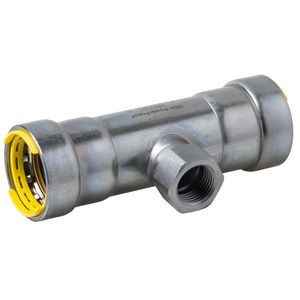 T-koppeling verlopend POWERPRESS gas dikwandig C9418G 1.1/2"x1"bn.dr.x1.1/2