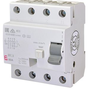 Aardlekschakelaar EFI-4 80A 300mA 4-polig 2064545