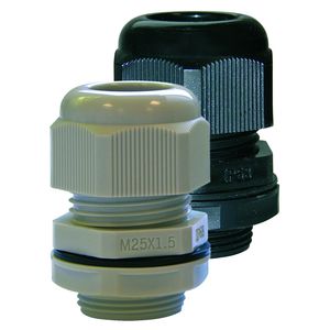 Zak a 10st. Kabelschroefverb. IP68 M12 lichtgr Industrie