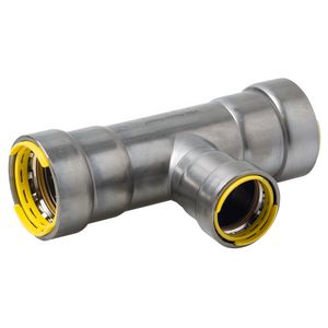 T-koppeling verlopend POWERPRESS gas dikwandig C9415G  1.1/2"x1.1/4"x1.1/2"