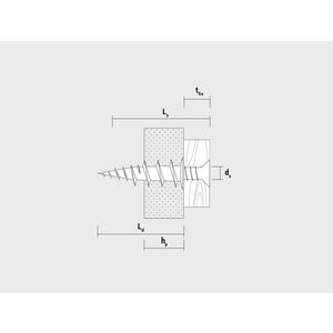 Gipsplaatbevestiging GKD Kunststof VVE=50