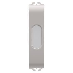 SINGLE INDICATOR LAMP-OPAL-1/2 MODULE-NATURAL SATIN BE VVE=2