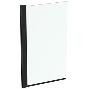 connect 2 badscherm 80cm rechte hoek silk black T9923V3