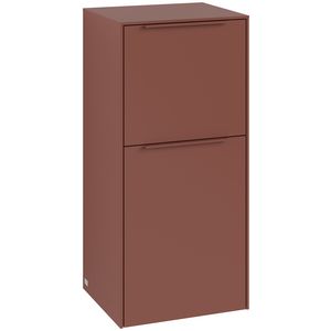 Zijkast SUBWAY 3.0 400x860x362mm Wine Red C59402AH greep monochroom