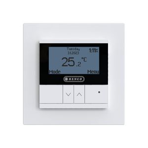 Wifi thermostaat wit tbv elektr. vloerverwarmingsmat