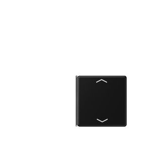 Tastafdekking A/AS 4-voudig pijl matzwart KNX