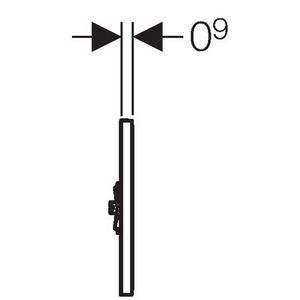 Urinoirsturing elektronisch 230V TYPE-01 ROUND chroom incl. trafo