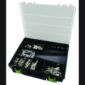 Perskabelschoen in PVC-Koffer