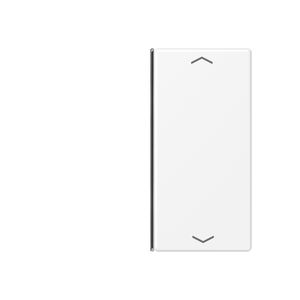 Tastafdekking A/AS 2-voudig pijl compleetmatwit KNX