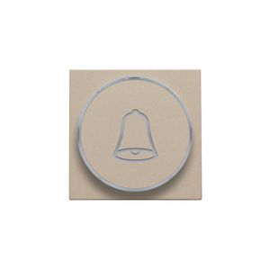 Afwerkingsset doorschijnende ring/belsymbool 6A champagne c.