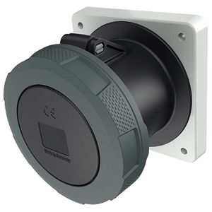 Inbouwwandcontactdoos 125A 5-polig  5H 600-690V IP67 +P