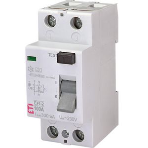 Aardlekschakelaar EFI-2 100A 300mA 2-polig 2062534