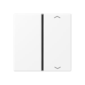 Tastafdekking A/AS 1-voudig pijl compleetmatwit KNX